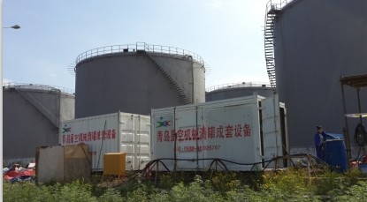 機械清罐現(xiàn)場